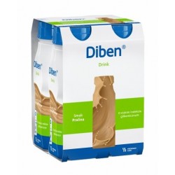 Diben Drink, preparat odżywczy, smak pralina, 4 x 200 ml