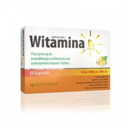 Witamina D3 2000 j.m., suplement diety, 60 kapsułek miękkich