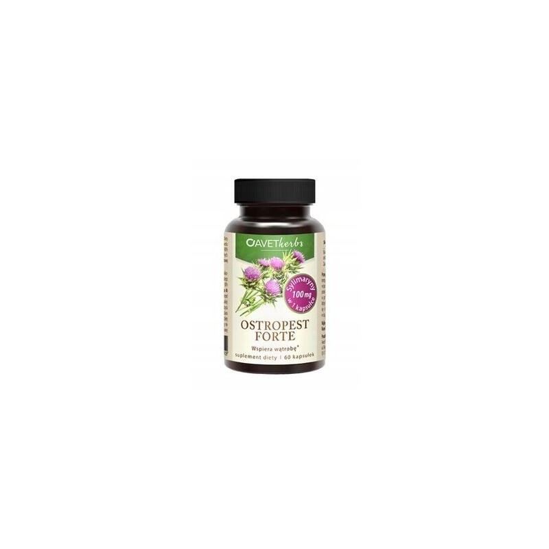 Avet Herbs Ostropest Forte, 60 kapsułek 