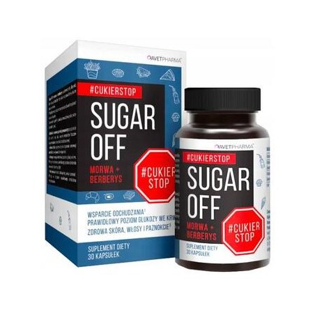  Sugar off Morwa + Berberys, 30 kapsułek 