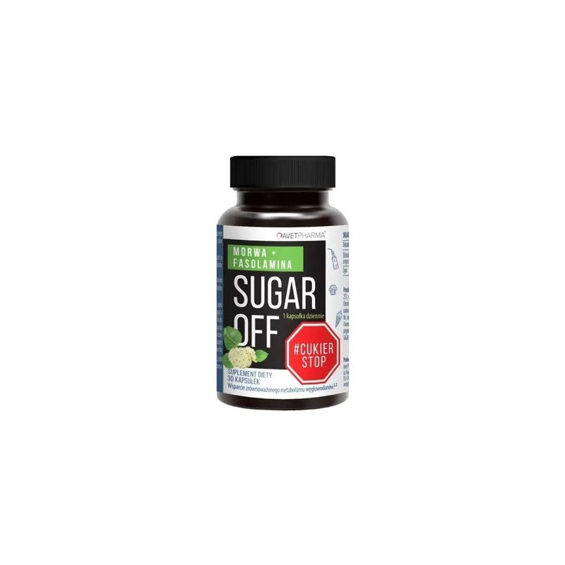 Sugar off Morwa + Fasolamina, 30 kapsułek 