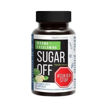  Sugar off Morwa + Fasolamina, 30 kapsułek 