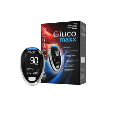 GLUKOMETR GLUCOMAXX system monitorujący stężenie glukozy we krwi, 1 sztuka