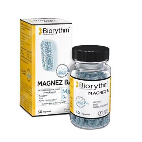  Biorythm Magnez B6, 30 kapsułek 