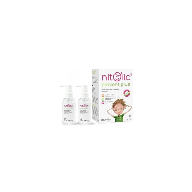 Pipi Nitolic Prevent Plus, spray chroniący przed wszawicą, 150 ml 