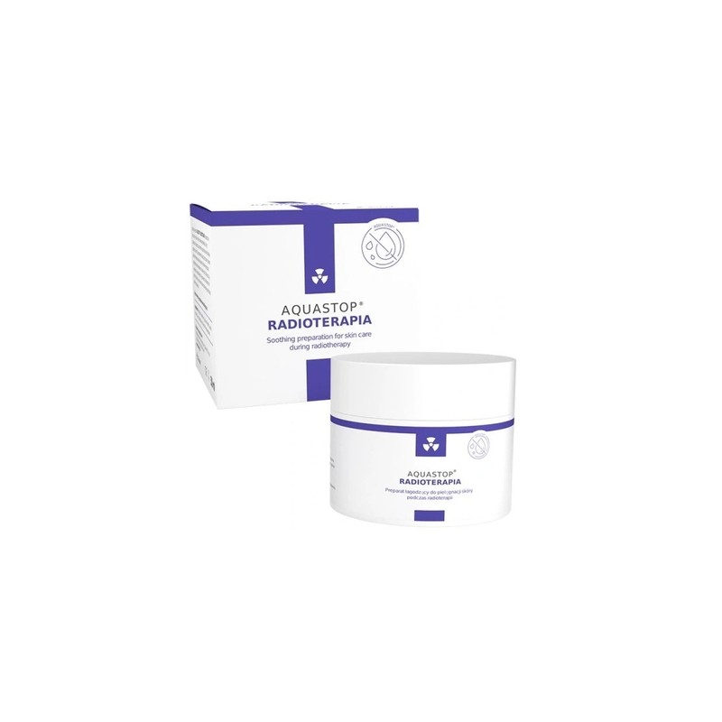 Aquastop Radioterapia, łagodzący krem do pielęgnacji skóry podczas radioterapii, 50 ml 