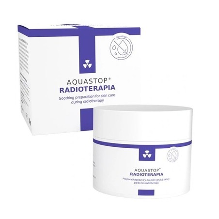 Aquastop Radioterapia, łagodzący krem do pielęgnacji skóry podczas radioterapii, 50 ml