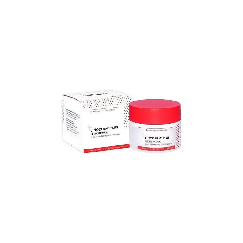 Linoderm Plus, krem kosmetyczny od 1 dnia życia z pantenolem, 50 ml 