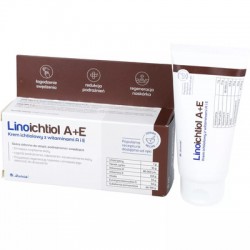Linoichtiol A+E, krem ichtiolowy z witaminą A i E, do twarzy, 50 g