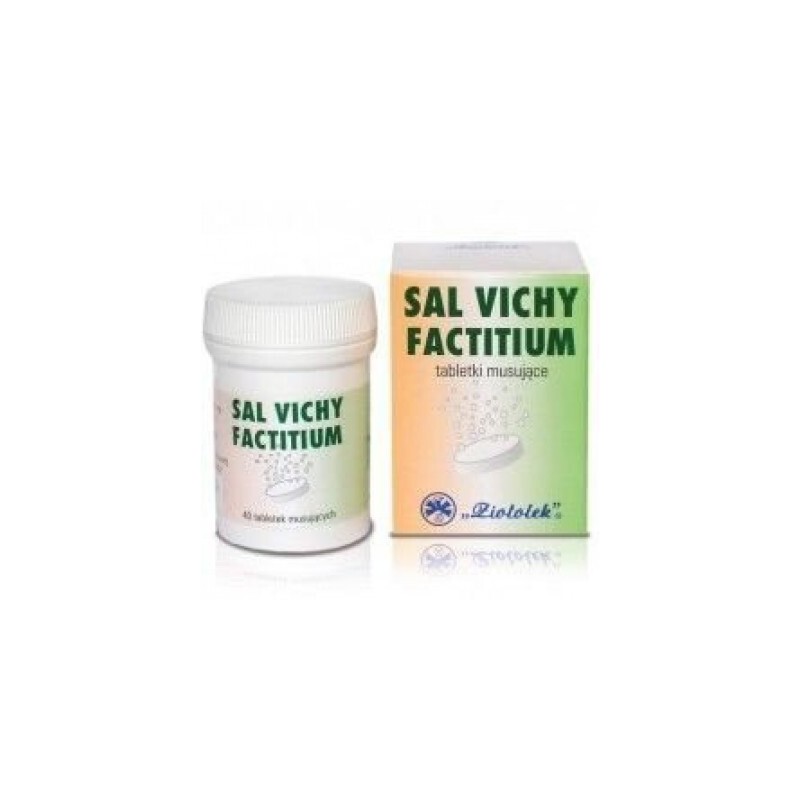 Sal Vichy factitium, 600mg, 40 tabletek musujących 