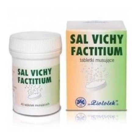 Sal Vichy factitium, 600mg, 40 tabletek musujących