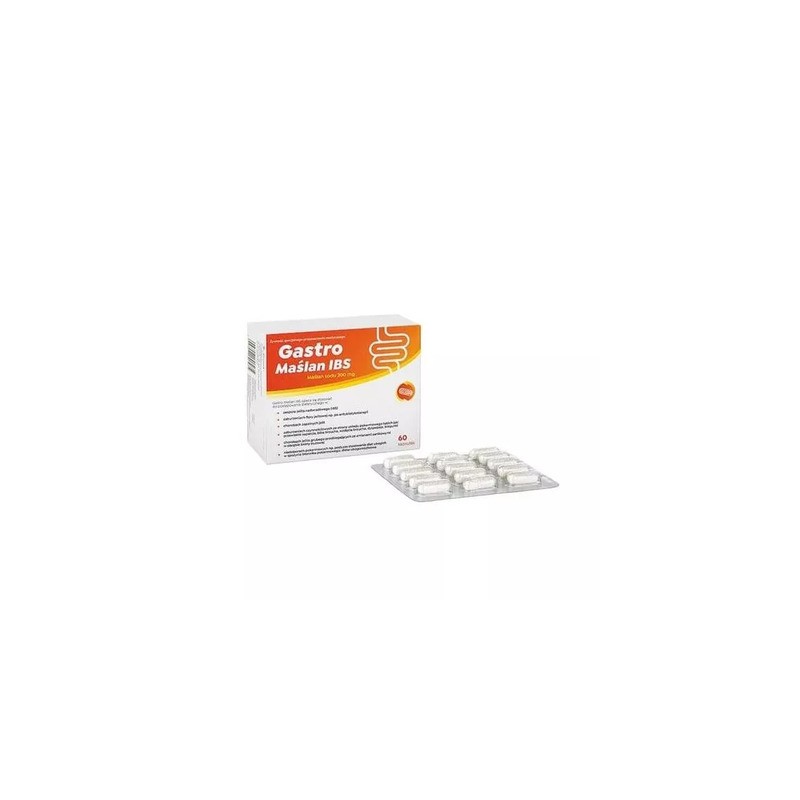 Ziołolek Gastro Maślan IBS 300 mg, 60 kapsułek 