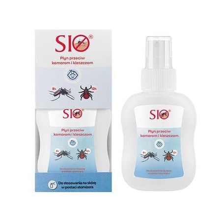  Sio, płyn przeciw komarom i kleszczom, 100 ml 