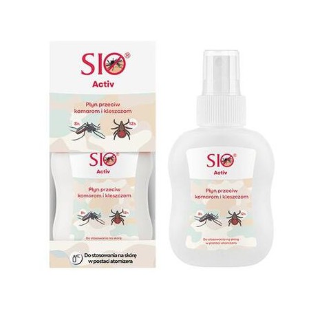 Sio Activ, płyn przeciw komarom i kleszczom, 100 ml