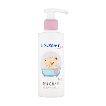  Linomag, płyn do kąpieli dla dzieci i niemowląt, 200 ml 