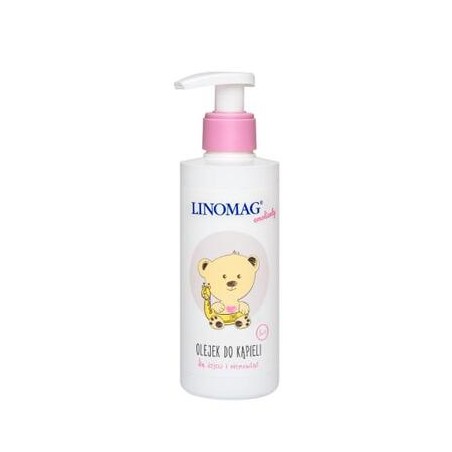  Linomag, olejek do kąpieli, dla dzieci i niemowląt, 200 ml 