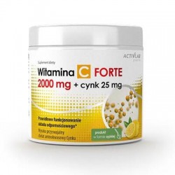 Activlab Pharma Witamina C 2000 mg + Cynk 25 mg Forte, suplement diety, 500 g