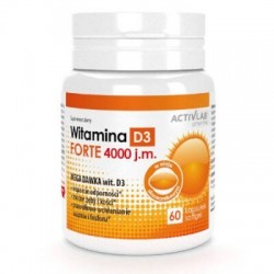 Activlab Pharma Witamina D3 4000 j.m., suplement diety, 60 kapsułek