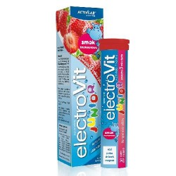 Activlab Pharma ElectroVit Junior smak truskawkowy, 20 tabletek musujących
