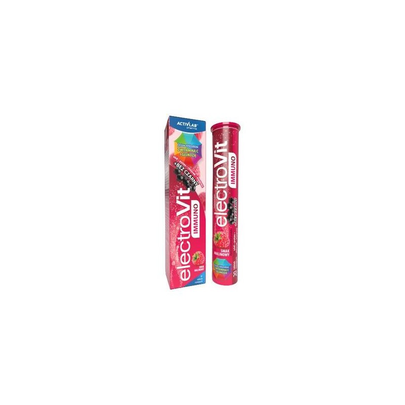 ActivLab ElectroVit Immuno smak malinowy, 20 tabletek musujących 
