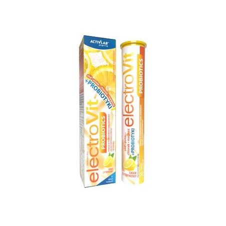  ActivLab Pharma ElectroVit Probiotics o smaku cytrynowym, 20 tabletek musujących 