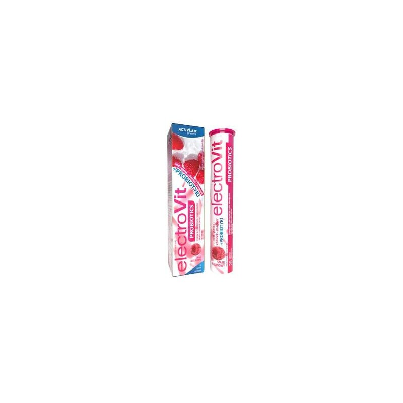 ActivLab Pharma ElectroVit Probiotics o smaku malinowym, 20 tabletek musujących 