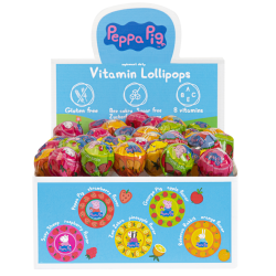 Domowa Apteczka Vitamin Lollipops Peppa Pig, lizaki, 60 sztuk