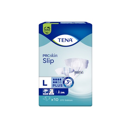  Pieluchomajtki Tena Slip ProSkin Plus OTC Edition L, 10 sztuk 