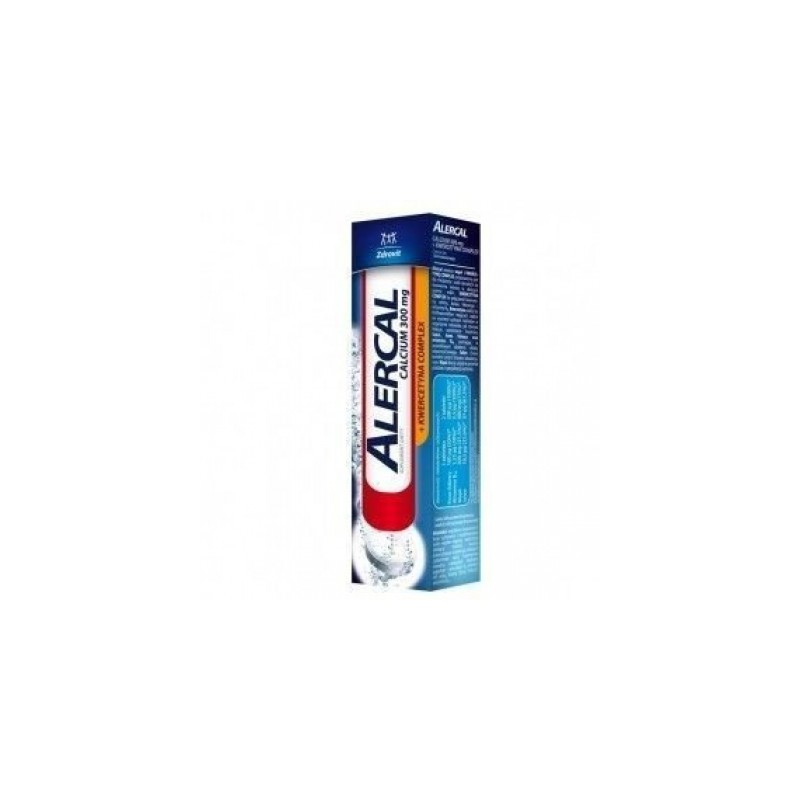 Zdrovit Alercal Calcium 300mg + kwercetyna Complex, 20 tabletek musujących 