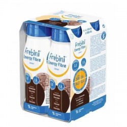 Frebini Energy Fibre Drink, preparat odżywczy dla dzieci 1-12 lat, smak czekoladowy, 4 x 200 ml