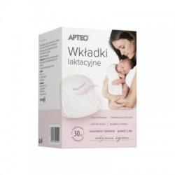 Apteo wkładki laktacyjne, 30 sztuk