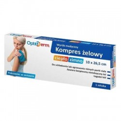 OptiTherm Kompres żelowy ciepło/zimno 10cmx26,5cm, 1 sztuka