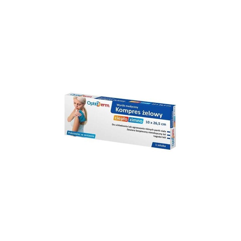 OptiTherm Kompres żelowy ciepło/zimno 10cmx26,5cm, 1 sztuka 