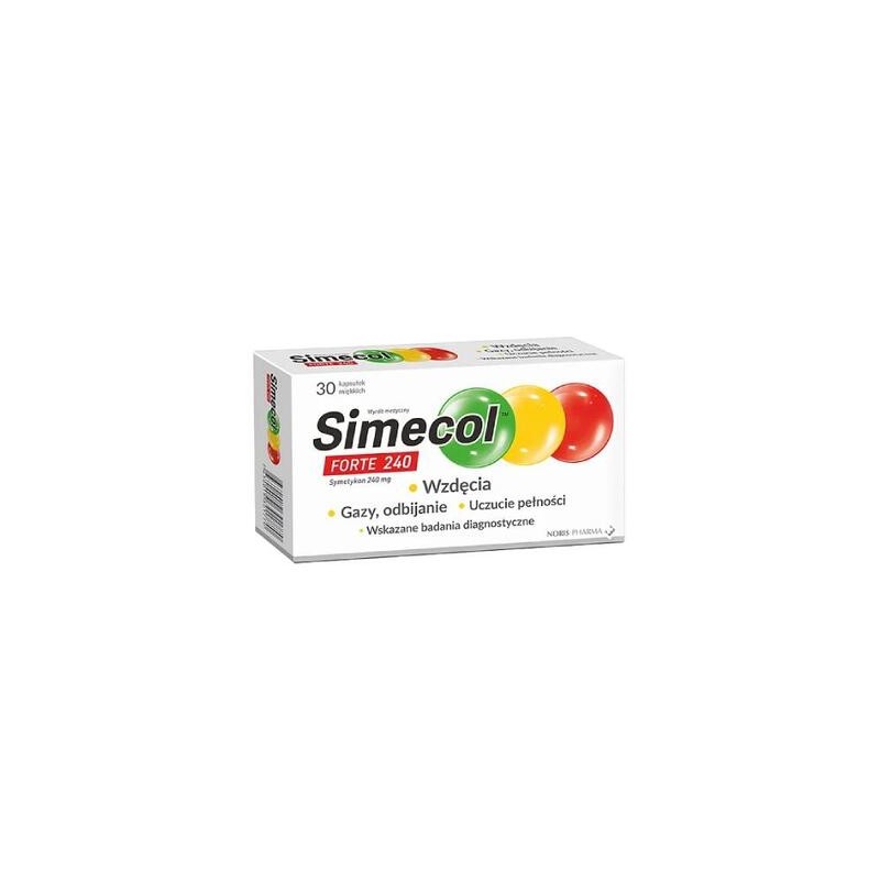Simecol Forte 240mg, 30 kapsułek miękkich 
