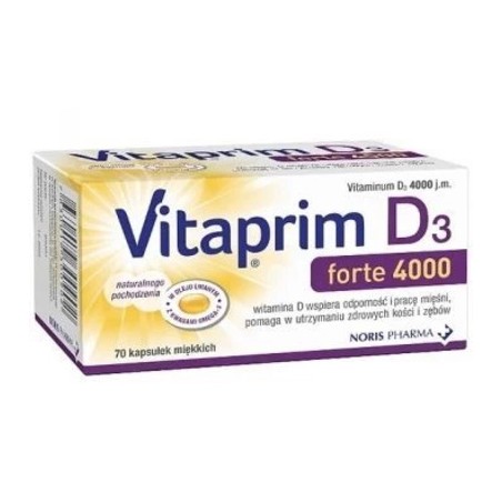 Vitaprim D3 Forte 4000, 70 kaps