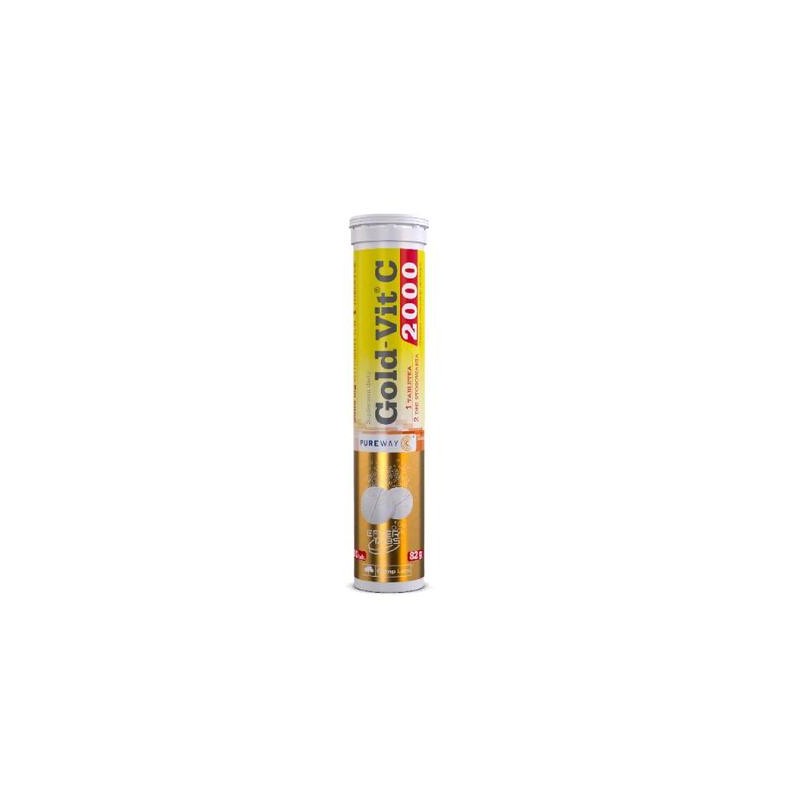 Olimp Gold-Vit C 2000, smak cytrynowy, 20 tabletek musujących 