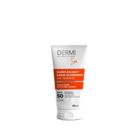  Dermi Sun Krem do twarzy nawilżający ochronny SPF50, 50 ml 