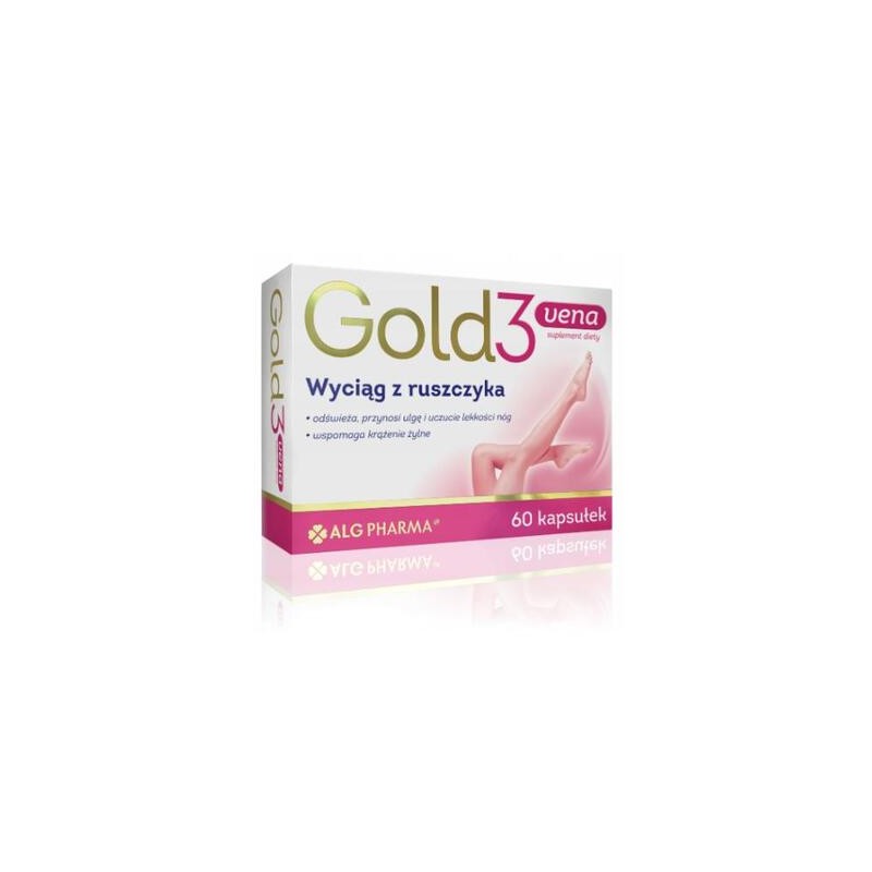 Alg Pharma Gold3vena, 60 kapsułek 