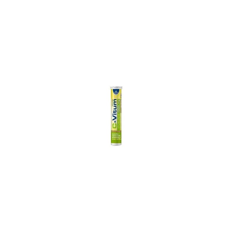 C-Vitum 1000 mg plus cynk, 24 tabletki musujące 