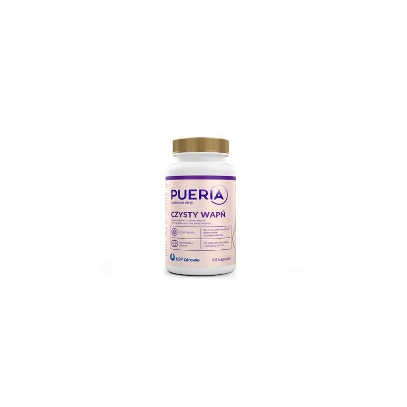 Pueria Czysty Wapń 250 mg, 60 kapsułek 