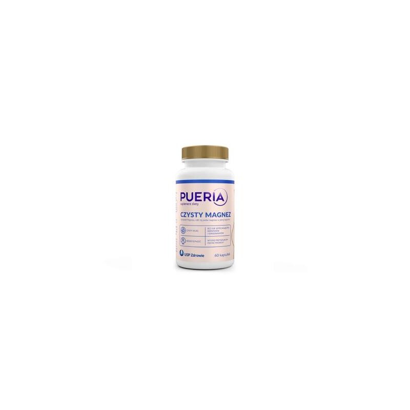 Pueria Czysty Magnez 100 mg, 60 kapsułek 