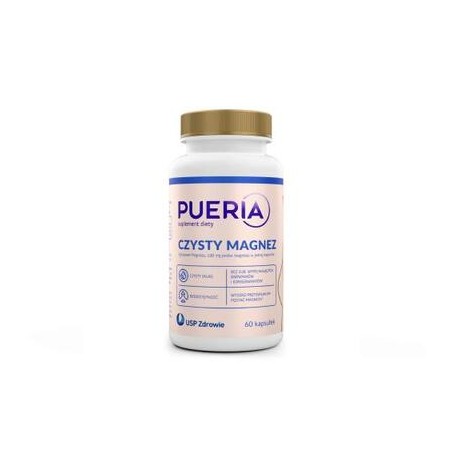  Pueria Czysty Magnez 100 mg, 60 kapsułek 
