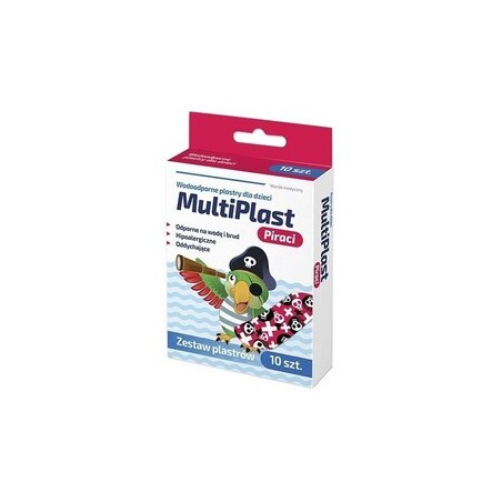  MultiPlast plastry dla dzieci Piraci, 10 sztuk 