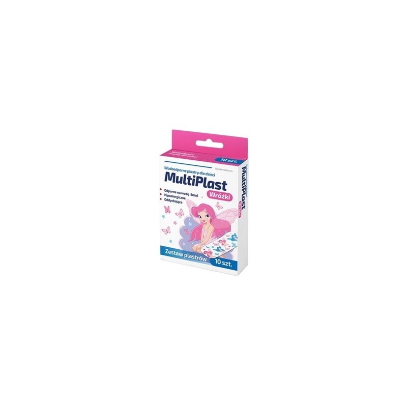 MultiPlast plastry dla dzieci Wróżki, 10 sztuk 