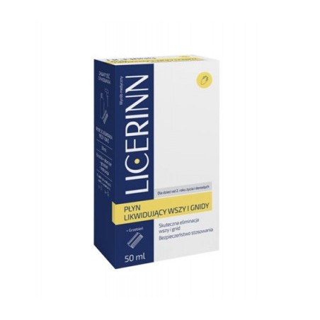 Licerinn Płyn likwidujący wszy i gnidy, 50 ml