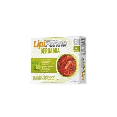 LipiForma Bergamia, 30 kapsułek