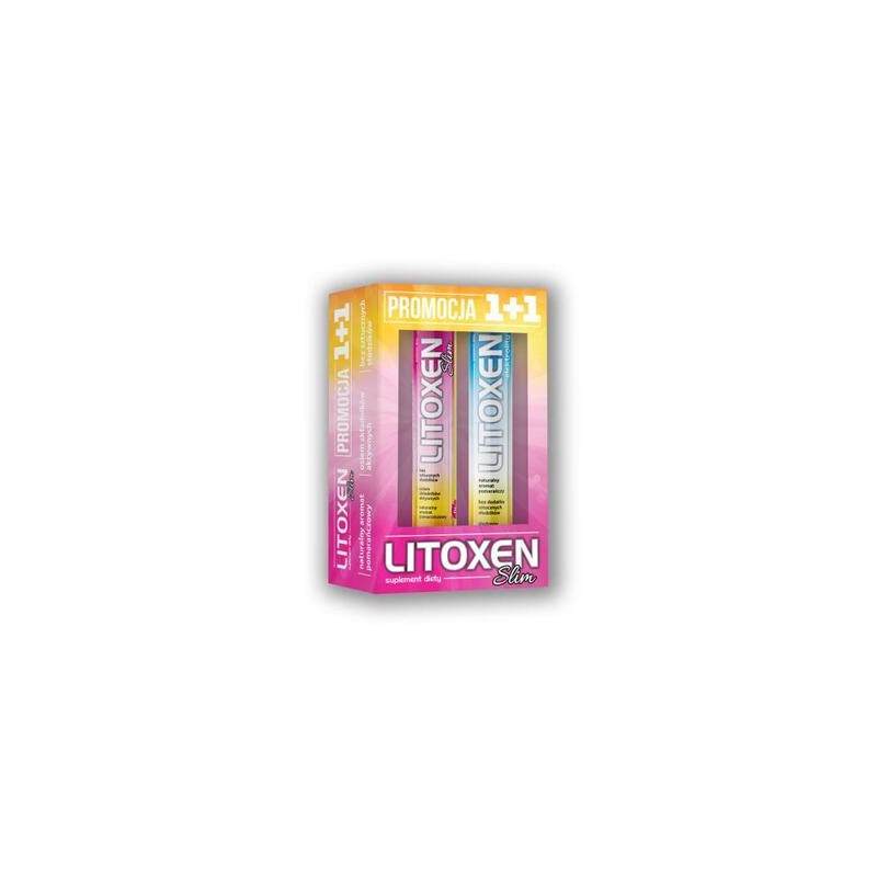 Litoxen Slim, 20 tabletek musujących + Litoxen elektrolity, 20 tabletek musujących 