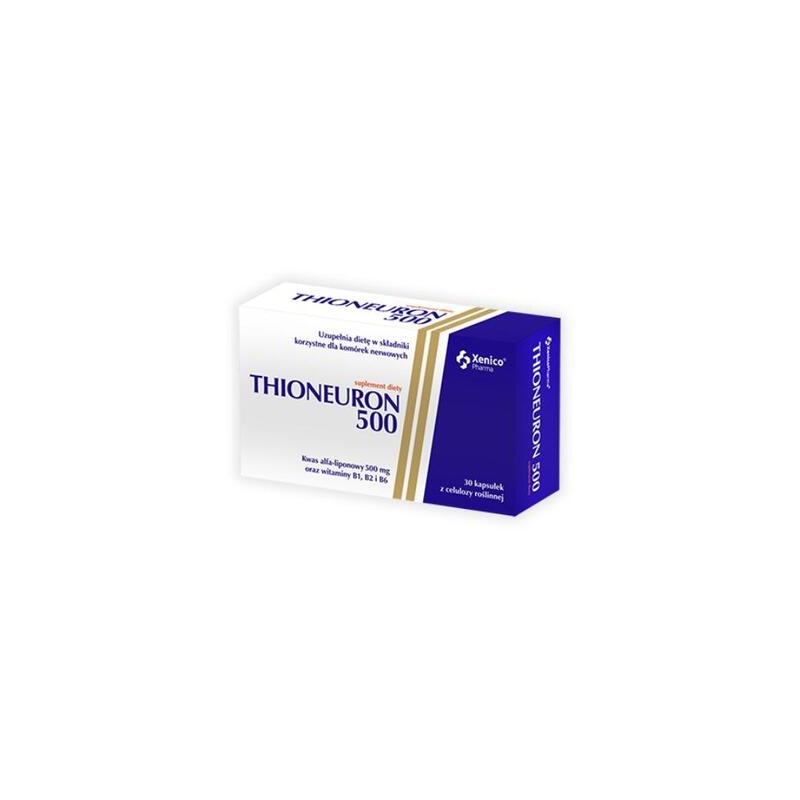 Thioneuron 500, 30 kapsułek z celulozy roślinnej 