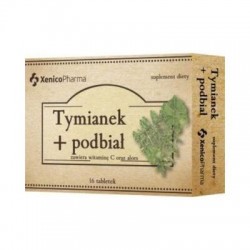 Tymianek + podbiał Xenico, 16 tabletek do ssania
