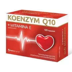 Koenzym Q10 + Witamina E, 120 kapsułek
